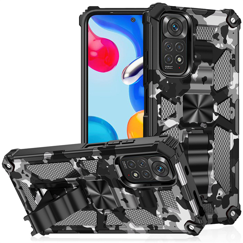 Suitable for iPhone Heavy Duty Phone Case with Stand and Anti-drop